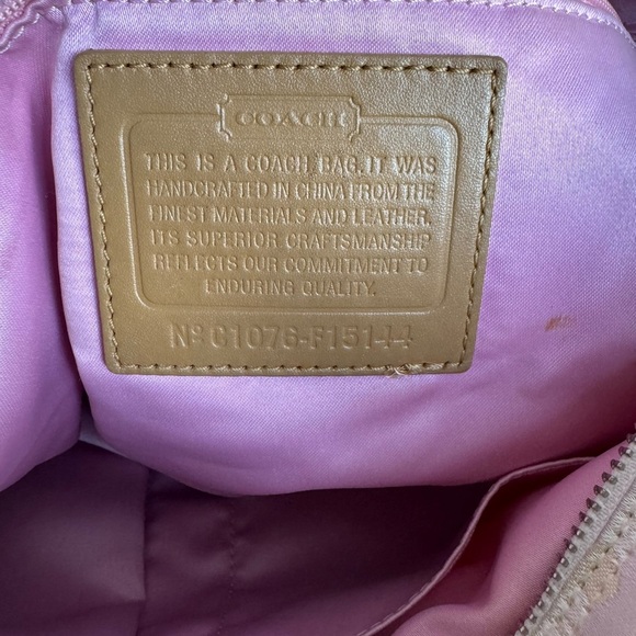 Coach Cream Carriage Print Tote - Picture 7 of 7